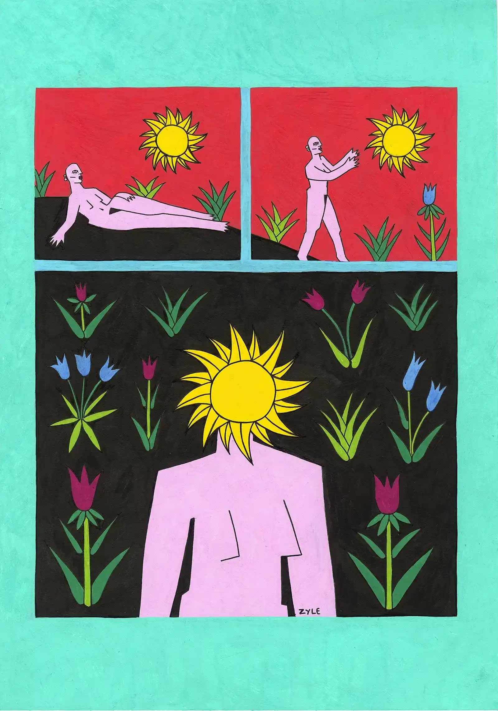 2025/08 Illustration Zyle J'aime le Soleil
