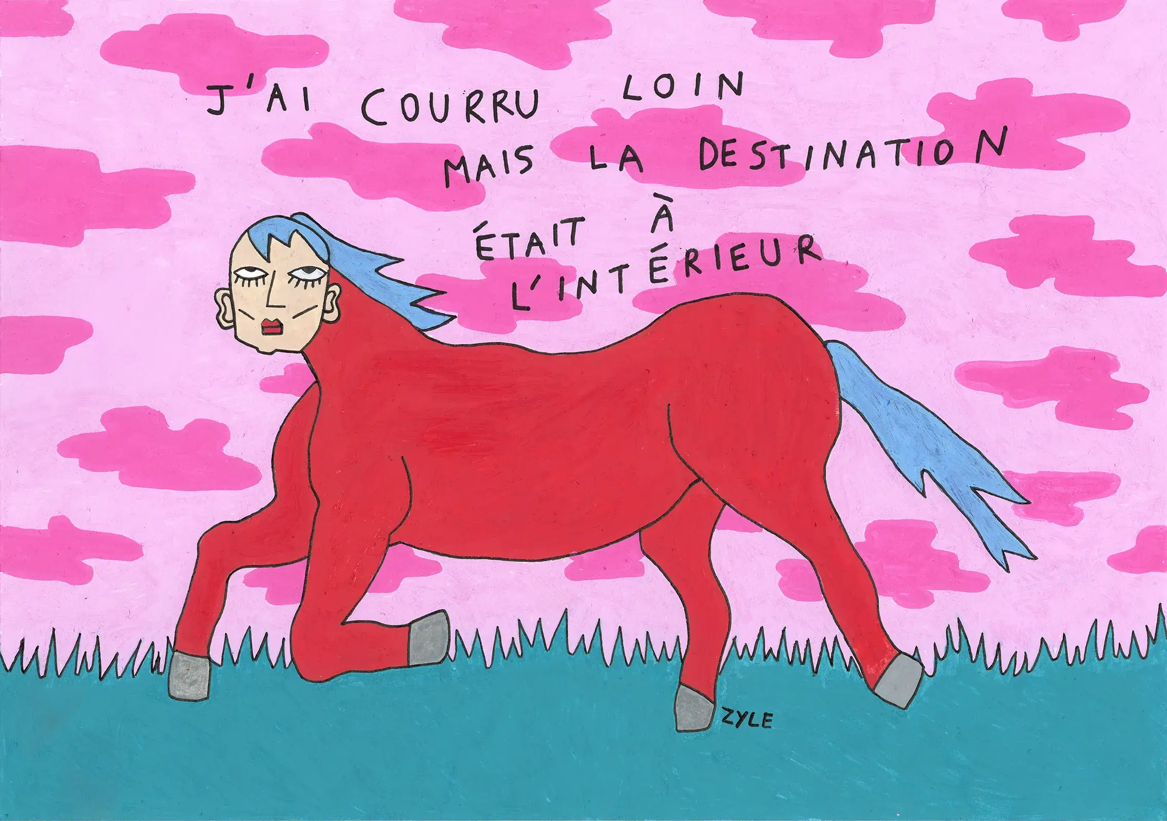 2025/08 Illustration Zyle Le Cheval Rouge