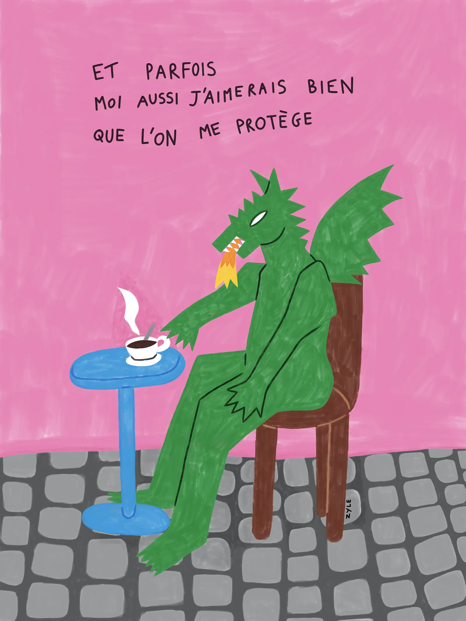 2025/08 Illustration Zyle Le Dragon
