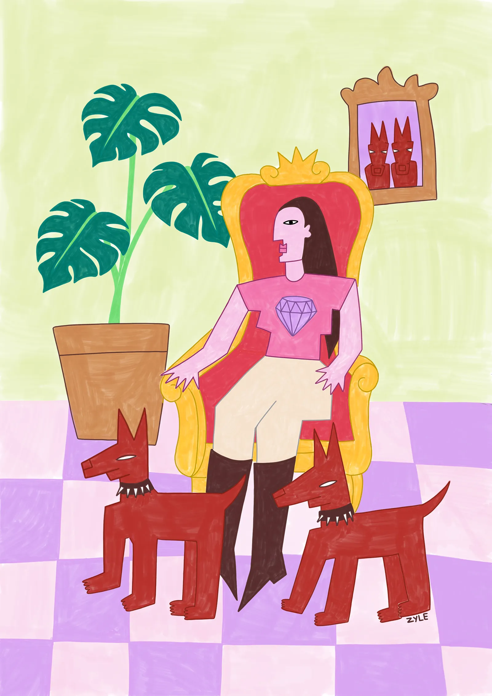 2025/08 Illustration Zyle Chiens de garde